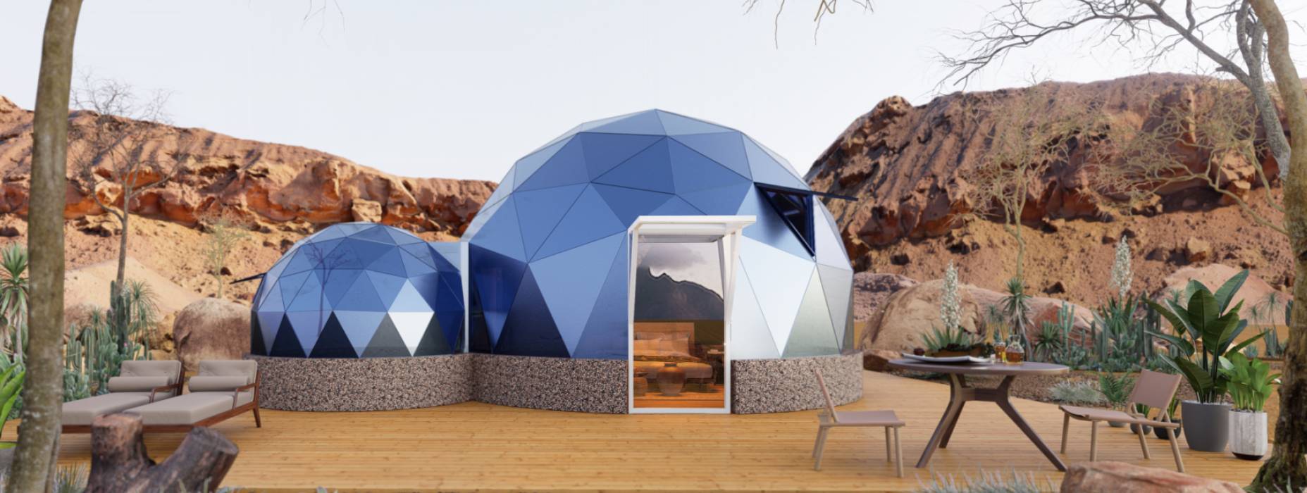 隆昌县球形智能光伏玻璃星空房